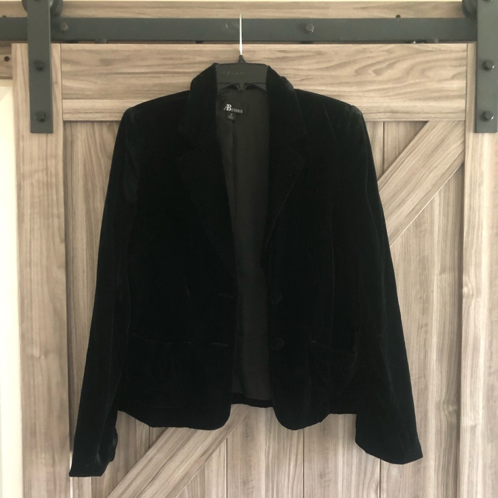 Velvet blazer